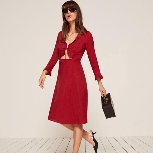 reformation hedi dress